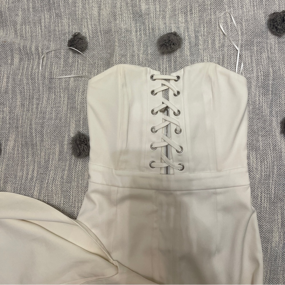Runaway The Label Midi white dress